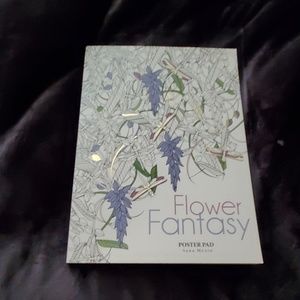 Flower fantasy coloring book